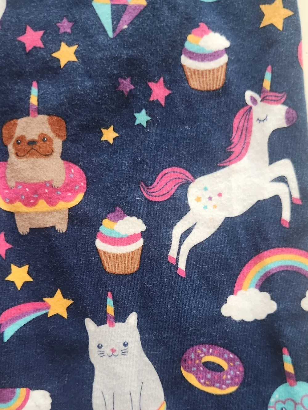 Children's Place Unicorn Animal Print Leggings Medium 7 8